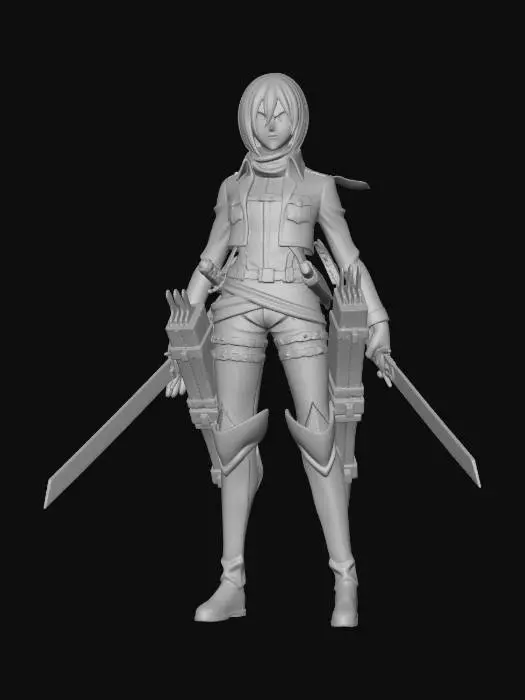 3D model for Meshy_AI_Warrior_s_Stance_0118163934_generate