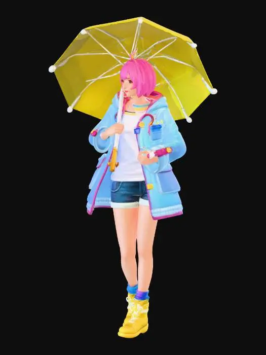 3D model for Umbrella Vibes