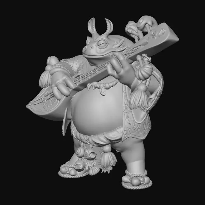 3D model for Frog Minstrel