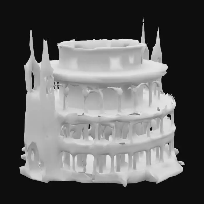 3D model for Gothic Colosseum Fusion