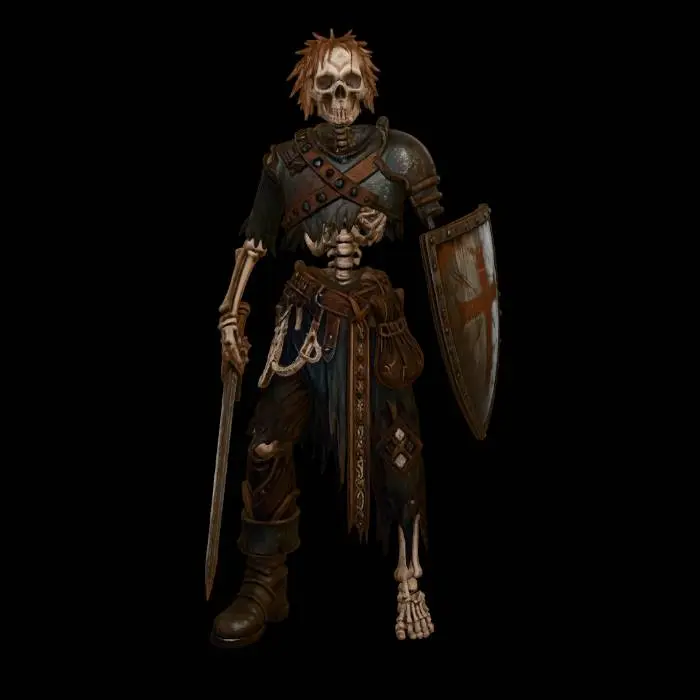 3D model for Turnaround Skeleton Knight