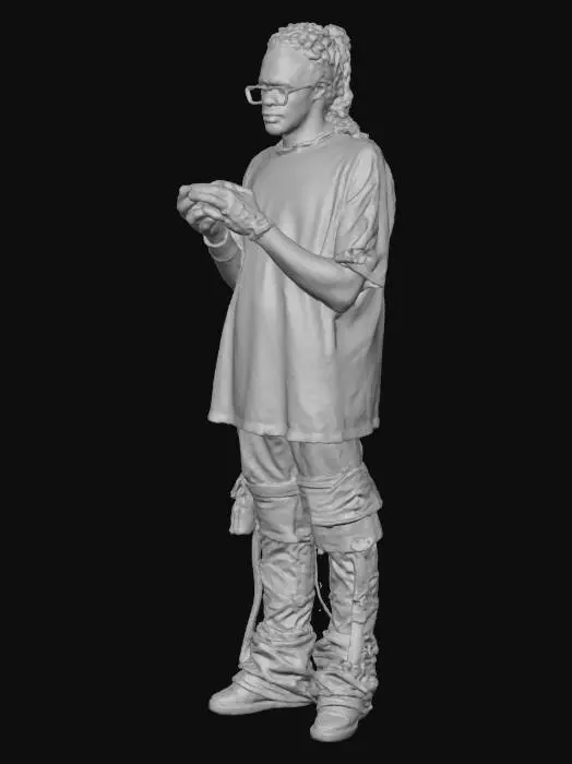 3D model for Young Thug