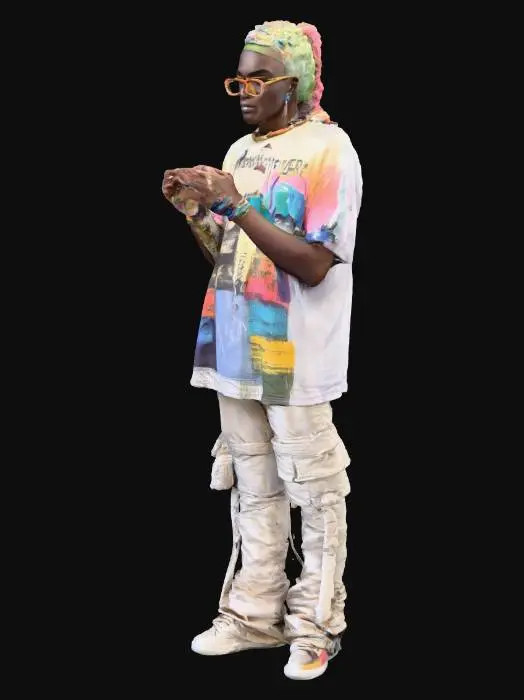 3D model for Young Thug