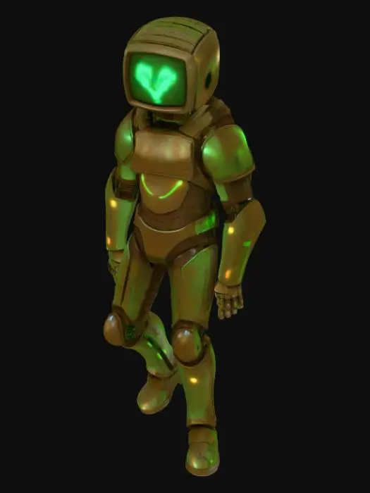 3D model for Smiling Robot, #protag#