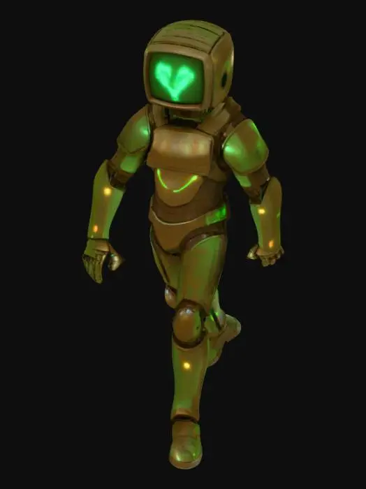3D model for Smiling Robot, #protag#
