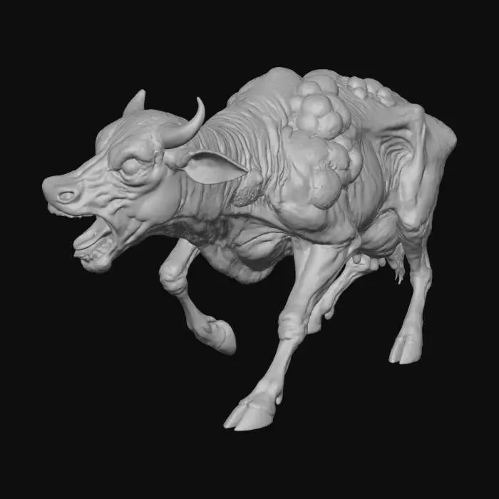 3D model for Demonic Bovine.