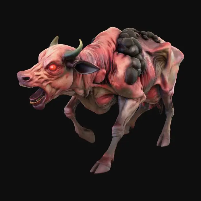 3D model for Demonic Bovine.