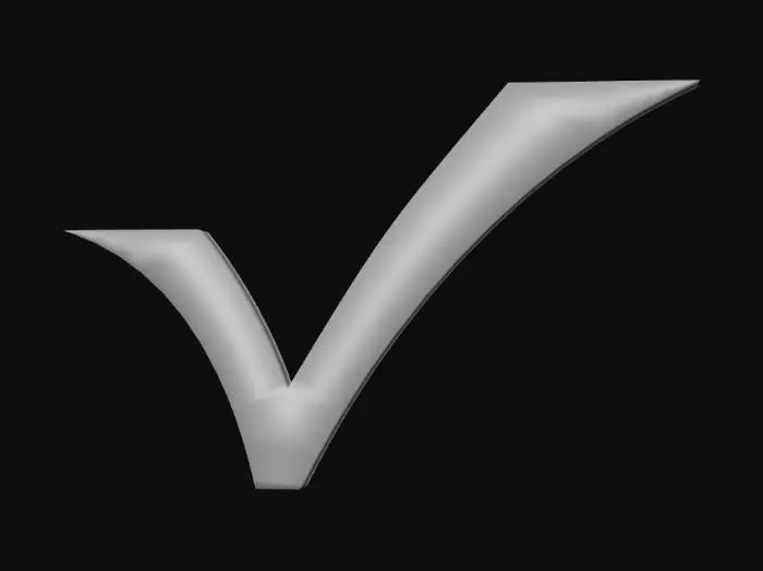 3D model for Logo BMB Restorasi-V.svg_25mm