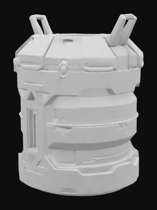 3D model for Techno Barrel