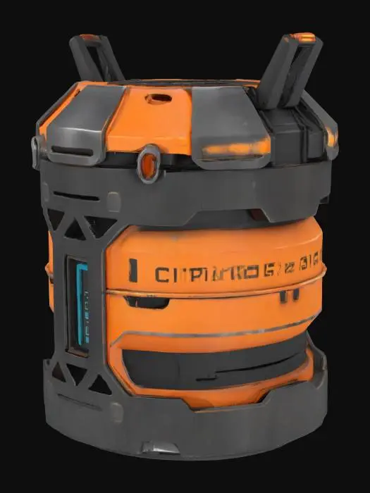 3D model for Techno Barrel