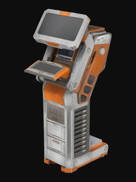 3D model for Futuristic Console Station