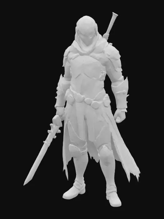 3D model for Knight Sentinel