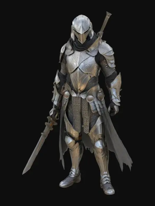 3D model for Knight Sentinel