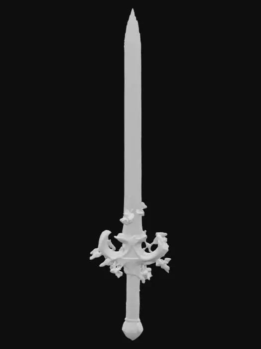3D model for Fantasy Sword Thornveil