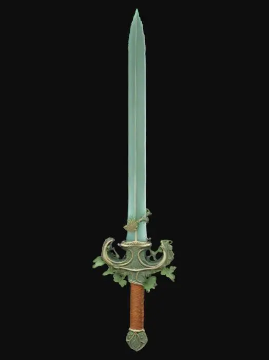 3D model for Fantasy Sword Thornveil