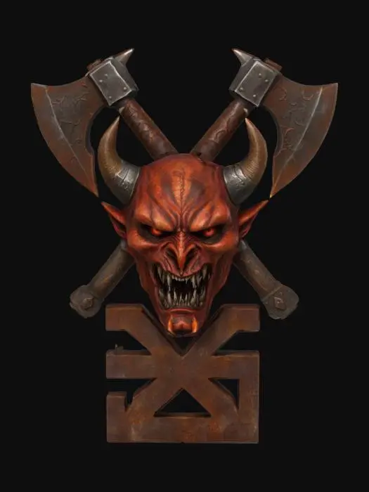 3D model for Infernal Emblem, #emblem#