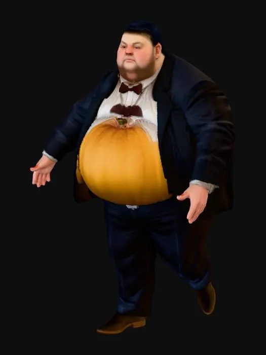 3D model for The Pumpkin Gentleman