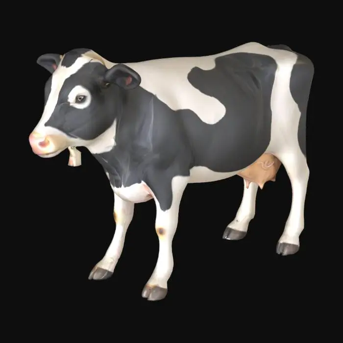 3D model for Cow_0710102140_texture