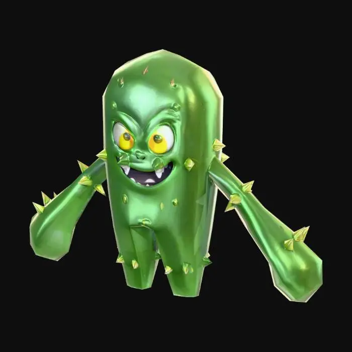 3D model for cactus-man