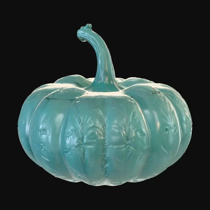 3D model for teal pumpkin