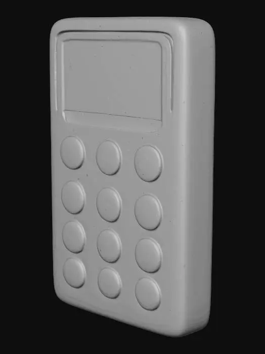 3D model for Calculator Silhouette