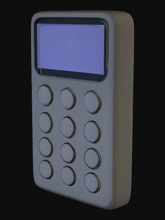 3D model for Calculator Silhouette