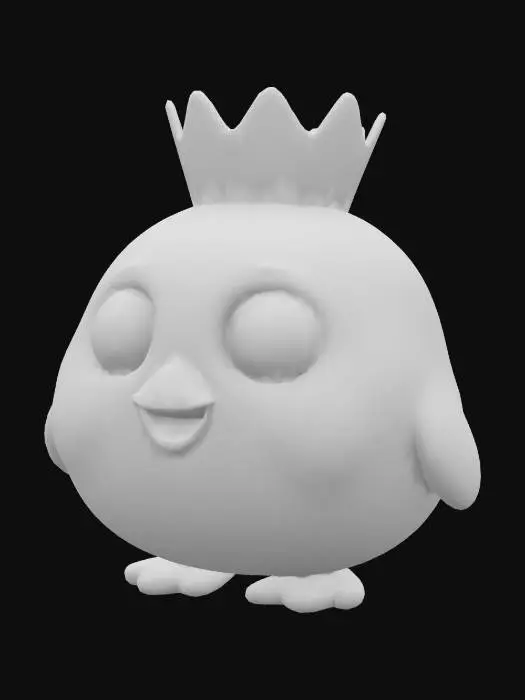 3D model for Chick King