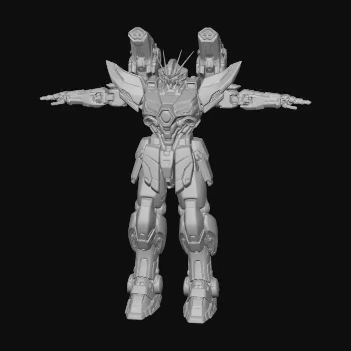 3D model for Azure Titan Gundam