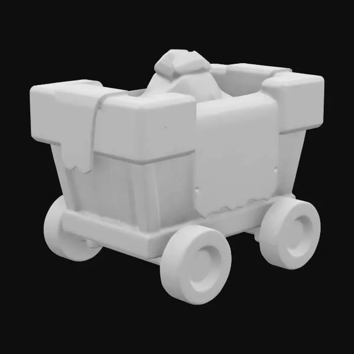 3D model for Minecart of Riches