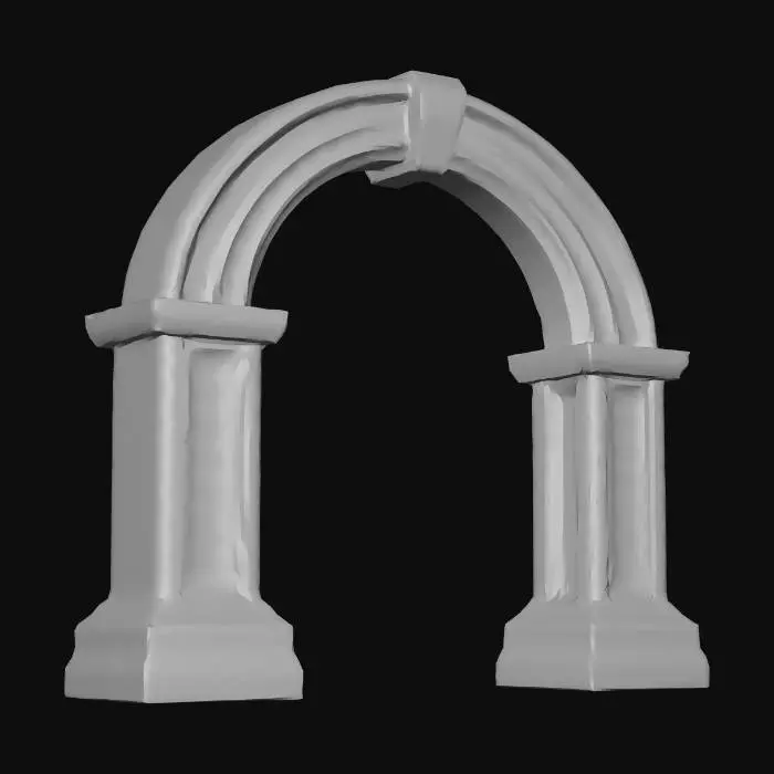 3D model for Arched Gateway