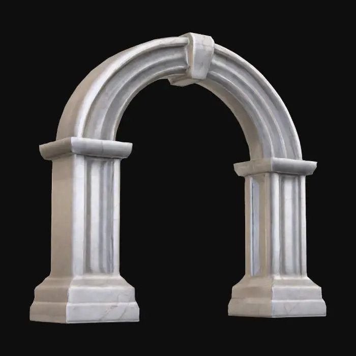 3D model for Arched Gateway
