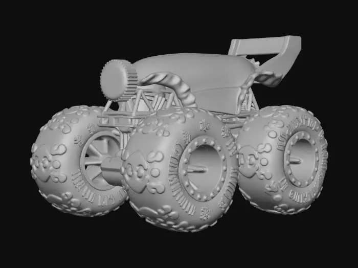 3D model for Monster Carbonator Toy Truck