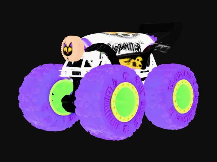 3D model for Monster Carbonator Toy Truck