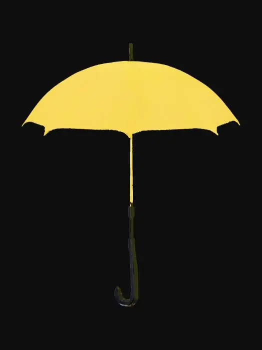 3D model for Solitary Umbrella in the City