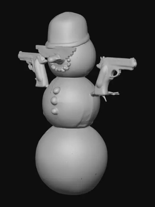 3D model for Disco Snowman Rebel