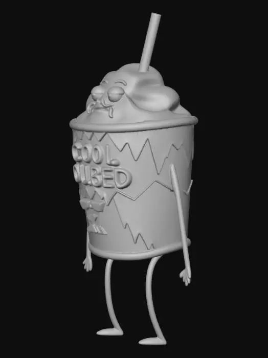 3D model for Cool Cubed Character