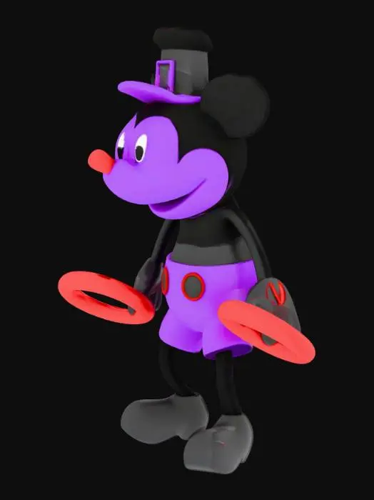 3D model for Cosmic Cartoon Magician