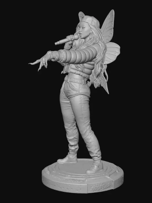 3D model for Butterfly Diva