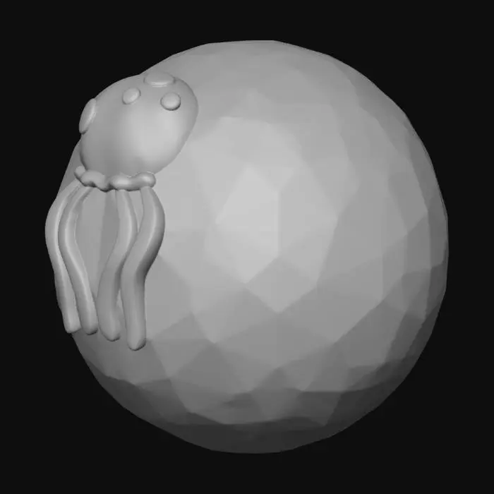 3D model for Crystal Octopod