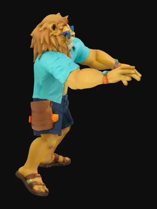 3D model for Lion Beach Vibes