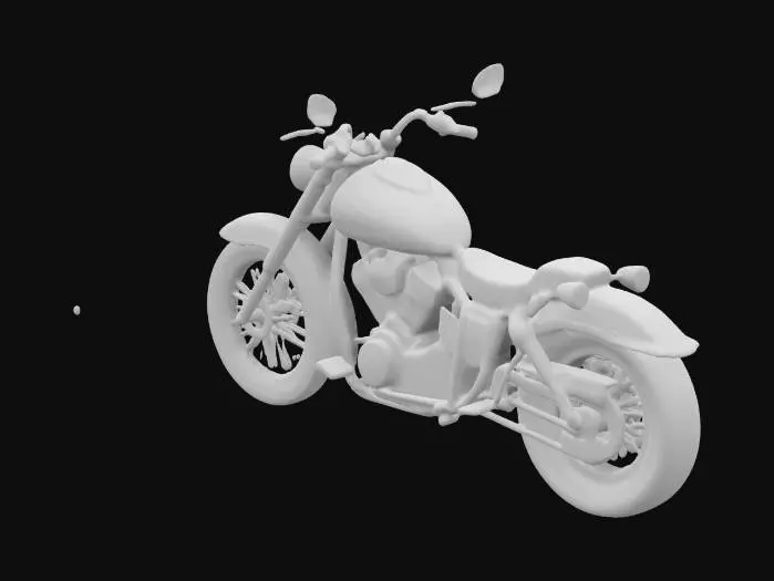 3D model for create a 4k model of a Harley Davidson motorcycle.