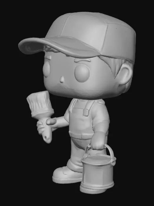 3D model for Painter Pop Figure