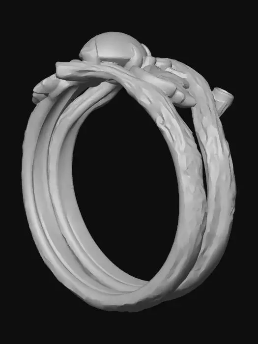 3D model for Moonstone Branch Ring