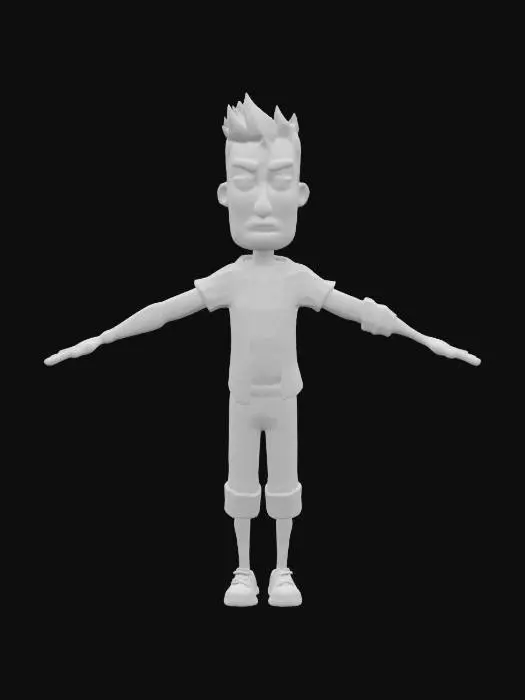 3D model for 3D Character Model