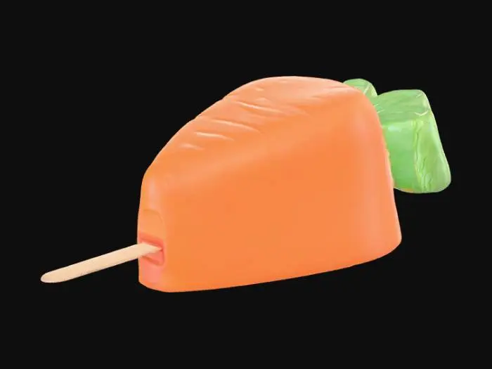 3D model for Carrot Popsicle
