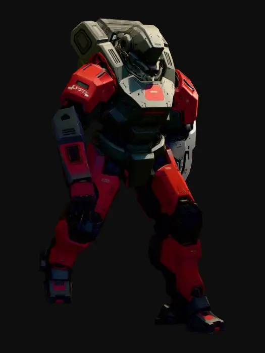 3D model for Crimson Titan