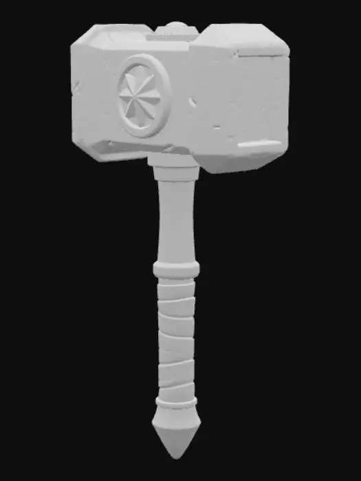3D model for Starforged Hammer