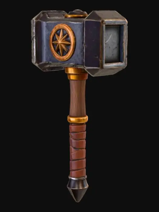 3D model for Starforged Hammer
