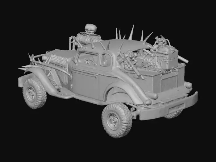 3D model for Wasteland Cruiser