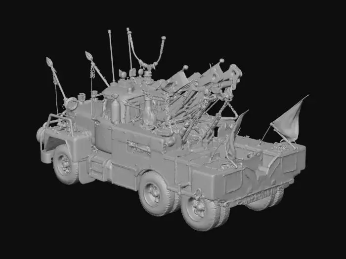 3D model for Desert Wasteland Rig